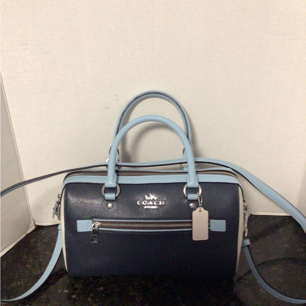 Coach Navy and Light Blue Women's Bag